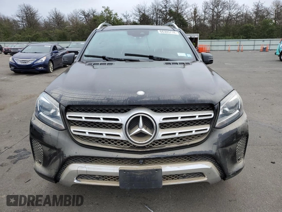 2017 Mercedes-Benz GLS 450 with VIN 4JGDF6EE1HA810438, listed as a Copart auction lot 68305714 with Not Provided miles and Salvage Title. Bid and sale history available at DreamBid. Image 5.