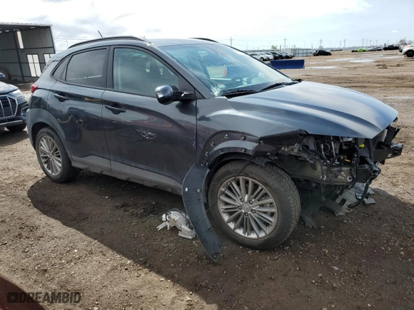 2021 Hyundai Kona SEL with VIN KM8K2CAA2MU733561, listed as a Copart auction lot 51071255 with 17,247 mi miles and Salvage Title. Bid and sale history available at carsss.com. Image 4.