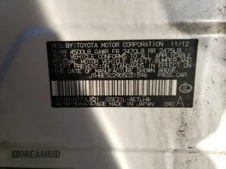 2013 Lexus IS 350 z VIN JTHBE5C29D5031596, wystawiony jako Copart lot #52286915 z przebiegiem 133 409 mil mil oraz Czysty tytuł • Clean title. Historia ofert i sprzedaży dostępna na DreamBid. Obrazek 12.