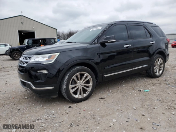 2019 Ford Explorer Limited with VIN 1FM5K8FH6KGB52401, listed as a Copart auction lot 85208344 with 105,006 mi miles and Salvage Title. Bid and sale history available at carsss.com. Image 1.