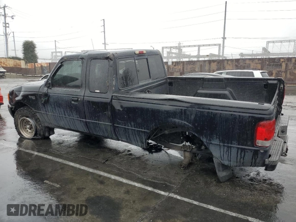 1999 Ford Ranger XLT with VIN 1FTYR14X5XPB44425, listed as a Copart auction lot 45009335 with 238,471 mi miles and Salvage Title. Bid and sale history available at carsss.com. Image 2.