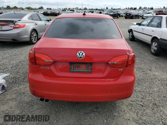 2014 Volkswagen Jetta Sedan SE with VIN 3VWD17AJ2EM436669, listed as a Copart auction lot 51181425 with 129,085 mi miles and Clean Title. Bid and sale history available at carsss.com. Image 6.