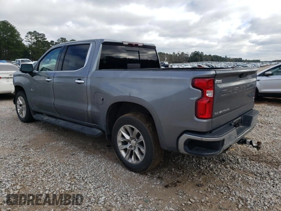 2021 Chevrolet Silverado 1500 LTZ with VIN 1GCUYGED4MZ141587, listed as a Copart auction lot 46454205 with 98,470 mi miles and Salvage Title. Bid and sale history available at DreamBid. Image 2.