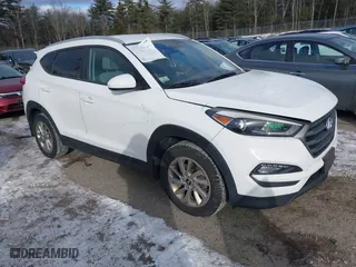2016 Hyundai Tucson SE with VIN KM8J3CA44GU254260, listed as a IAAI auction lot 41328567 with 124,554 mi miles. Bid and sale history available at carsss.com. Image 1.