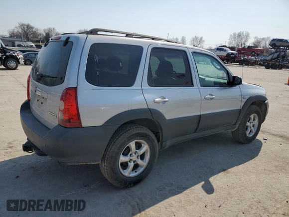 2006 Mazda Tribute i with VIN 4F2YZ02Z26KM31859, listed as a Copart auction lot 48413025 with 152,663 mi miles and Salvage Title. Bid and sale history available at carsss.com. Image 3.