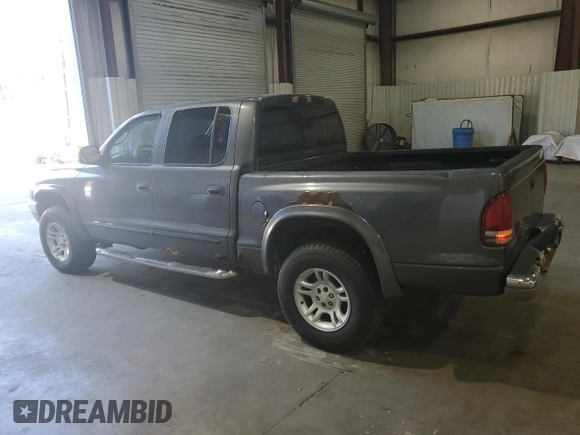 2002 Dodge Dakota SLT with VIN 1B7HG48N92S620875, listed as a Copart auction lot 86101494 with 159,436 mi miles and Salvage Title. Bid and sale history available at carsss.com. Image 2.