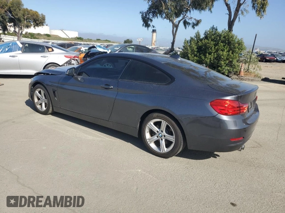 2014 BMW 4 Series 428i with VIN WBA3N7C5XEK220706, listed as a Copart auction lot 53860725 with 85,882 mi miles and Salvage title. Bid and sale history available at DreamBid. Image 2.