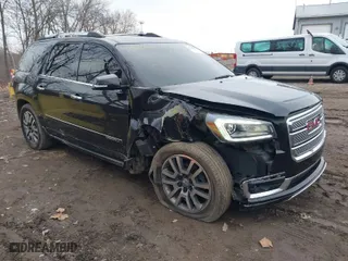 2014 GMC Acadia Denali with VIN 1GKKVTKD1EJ239431, listed as a IAAI auction lot 41500967 with 124,876 mi miles. Bid and sale history available at carsss.com. Image 1.