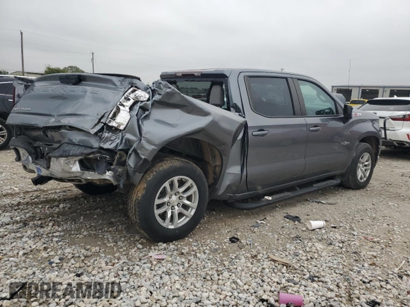 2021 Chevrolet Silverado 1500 LT with VIN 3GCUYDED2MG461666, listed as a Copart auction lot 78945304 with 36,867 mi miles and Salvage Title. Bid and sale history available at carsss.com. Image 3.