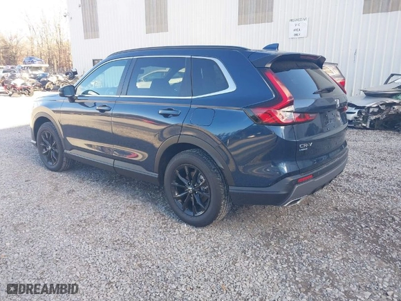 2025 Honda CR-V Hybrid Sport-L with VIN 5J6RS6H89SL002517, listed as a IAAI auction lot 40805874 with 5,218 mi miles. Bid and sale history available at carsss.com. Image 3.