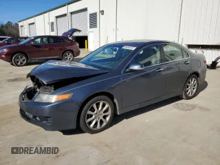 2007 Acura TSX Navi with VIN JH4CL96997C018485, listed as a Copart auction lot 88056035 with 186,164 mi miles and Salvage Title. Bid and sale history available at carsss.com. Image 1.
