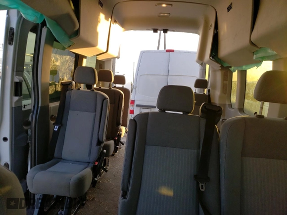2015 Ford Transit Passenger XL with VIN 1FBAX2XGXFKA32115, listed as a Copart auction lot 87395664 with 123,749 mi miles and Salvage Title. Bid and sale history available at carsss.com. Image 10.