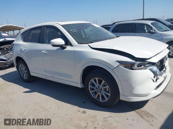 2025 Mazda CX-5 2.5 S Preferred Package with VIN JM3KFBCL0S0584158, listed as a IAAI auction lot 41759350 with 2,696 mi miles. Bid and sale history available at carsss.com. Image 1.