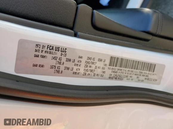 2020 Jeep Grand Cherokee Altitude with VIN 1C4RJFAG2LC121005, listed as a Copart auction lot 58804915 with 56,211 mi miles and Salvage title. Bid and sale history available at DreamBid. Image 13.