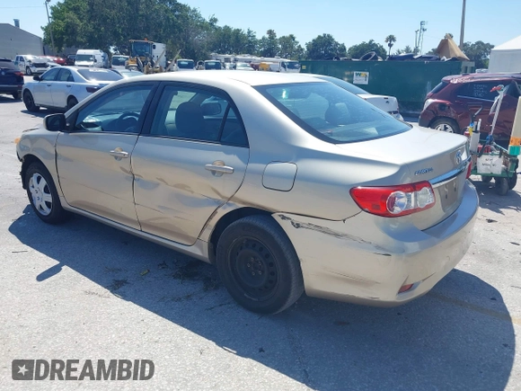 2011 Toyota Corolla L with VIN 2T1BU4EE9BC746710, listed as a IAAI auction lot 39517533 with 1 mi miles. Bid and sale history available at carsss.com. Image 3.