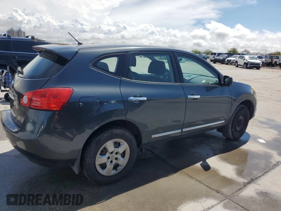2012 Nissan Rogue S with VIN JN8AS5MT8CW279591, listed as a Copart auction lot 50139105 with 135,634 mi miles and Salvage Title. Bid and sale history available at carsss.com. Image 3.