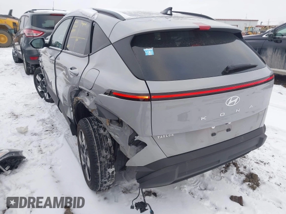 2024 Hyundai Kona SEL with VIN KM8HBCAB0RU069688, listed as a IAAI auction lot 41269213 with 10,041 mi miles. Bid and sale history available at carsss.com. Image 3.