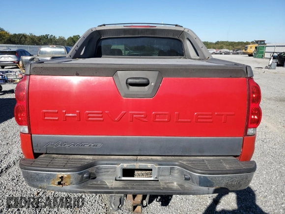 2004 Chevrolet Avalanche Z71 with VIN 3GNEK12TX4G255809, listed as a Copart auction lot 75131394 with 152,376 mi miles and Non Repairable. Bid and sale history available at DreamBid. Image 6.