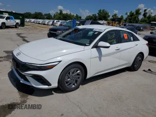 2024 Hyundai Elantra SEL with VIN KMHLM4DG4RU812211, listed as a Copart auction lot 63110035 with 3,612 mi miles and Salvage title. Bid and sale history available at DreamBid. Image 1.