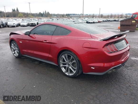 2019 Ford Mustang GT with VIN 1FA6P8CF8K5172826, listed as a IAAI auction lot 41711529 with 41,184 mi miles. Bid and sale history available at carsss.com. Image 3.