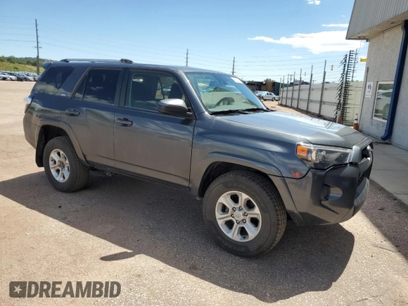 2022 Toyota 4Runner SR5 with VIN JTEMU5JR2N6008066, listed as a Copart auction lot 66622614 with 24,378 mi miles and Salvage title. Bid and sale history available at DreamBid. Image 4.