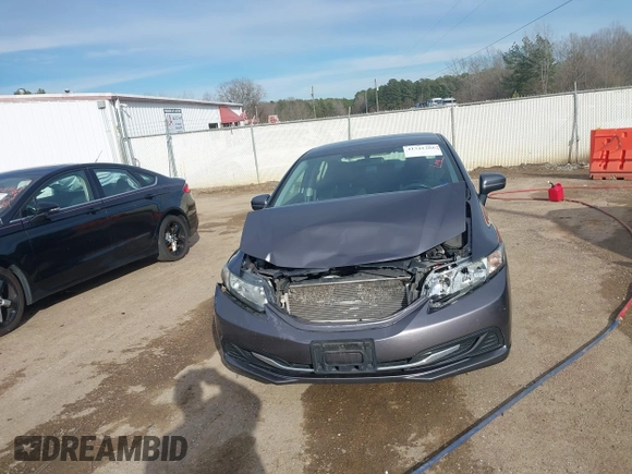 2015 Honda Civic Sedan LX with VIN 19XFB2F5XFE087411, listed as a IAAI auction lot 41741266 with 83,259 mi miles. Bid and sale history available at carsss.com. Image 12.