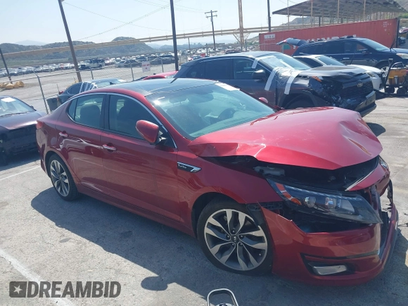2014 Kia Optima SXL Turbo with VIN 5XXGR4A69EG293806, listed as a IAAI auction lot 42088106 with Not Provided miles and . Bid and sale history available at DreamBid. Image 1.