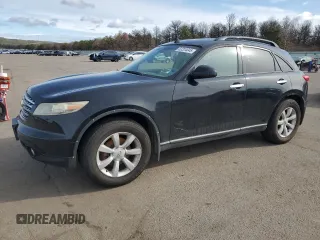 2004 Infiniti FX35 with VIN JNRAS08W84X215517, listed as a Copart auction lot 53204845 with 190,116 mi miles and Clean Title. Bid and sale history available at carsss.com. Image 1.