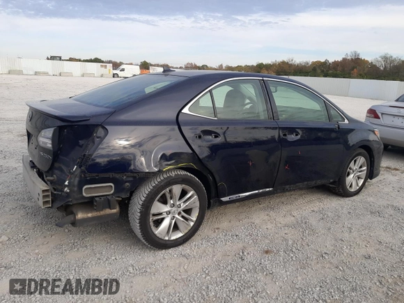2010 Lexus HS 250h with VIN JTHBB1BA9A2010237, listed as a Copart auction lot 77445014 with 102,517 mi miles and Salvage Title. Bid and sale history available at DreamBid. Image 3.