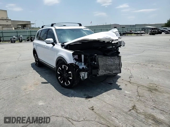 2023 Kia Telluride SX с VIN 5XYP5DGC5PG357394, выставлен на аукционе Copart как лот 59444805 с пробегом 54 909 миль миль и Списание • Salvage title. История ставок и продаж доступна на DreamBid. Изображение 14.
