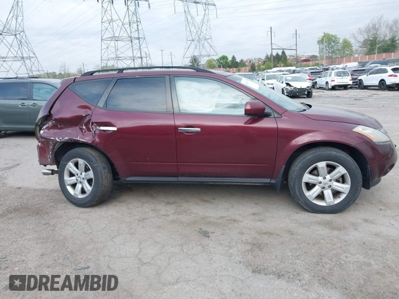 2007 Nissan Murano S with VIN JN8AZ08W47W601653, listed as a IAAI auction lot 42074179 with 138,257 mi miles and . Bid and sale history available at DreamBid. Image 14.