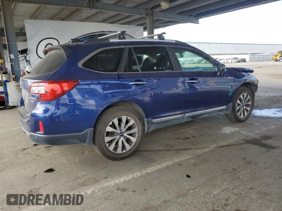 2017 Subaru Outback Touring with VIN 4S4BSETC7H3342590, listed as a Copart auction lot 61191325 with 192,277 mi miles and Salvage title. Bid and sale history available at DreamBid. Image 3.