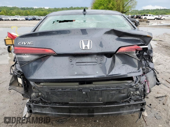 2023 Honda Civic EX z VIN 2HGFE1F78PH308112, wystawiony jako Copart lot #54184645 z przebiegiem 113 024 mil mil oraz Szkoda całkowita • Salvage title. Historia ofert i sprzedaży dostępna na DreamBid. Obrazek 6.