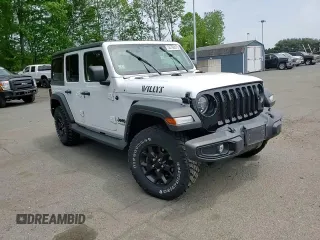 2021 Jeep Wrangler Unlimited Willys z VIN 1C4HJXDN3MW731183, wystawiony jako Copart lot #56769575 z przebiegiem 34 624 mil mil oraz Szkoda całkowita • Salvage title. Historia ofert i sprzedaży dostępna na DreamBid. Obrazek 13.