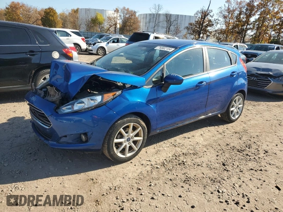 2018 Ford Fiesta SE with VIN 3FADP4EJ2JM145325, listed as a Copart auction lot 76882154 with 46,056 mi miles and Non Repairable. Bid and sale history available at carsss.com. Image 1.
