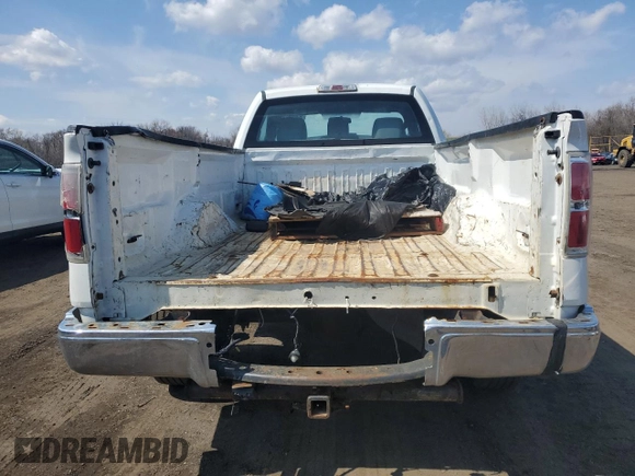 2013 Ford F-150 XL with VIN 1FTNF1CF8DKE63332, listed as a Copart auction lot 50659725 with 177,681 mi miles and Salvage Title. Bid and sale history available at carsss.com. Image 6.