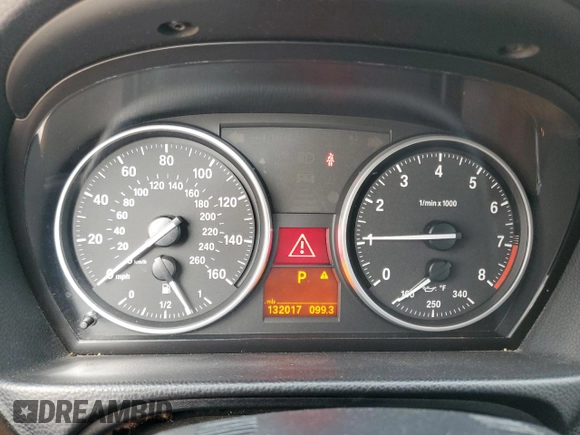 2008 BMW 3 Series 328i with VIN WBAWR33578P150700, listed as a Copart auction lot 49405345 with 132,017 mi miles and Salvage Title. Bid and sale history available at carsss.com. Image 9.