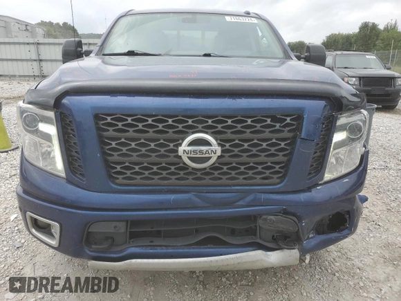 2017 Nissan Titan Pro-4X with VIN 1N6AA1E53HN570548, listed as a Copart auction lot 71663224 with 128,024 mi miles and Salvage title. Bid and sale history available at DreamBid. Image 5.