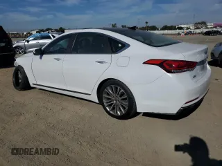 2017 Genesis G80 3.8L with VIN KMHGN4JE1HU190490, listed as a Copart auction lot 83115594 with 67,108 mi miles and Salvage Title. Bid and sale history available at DreamBid. Image 2.