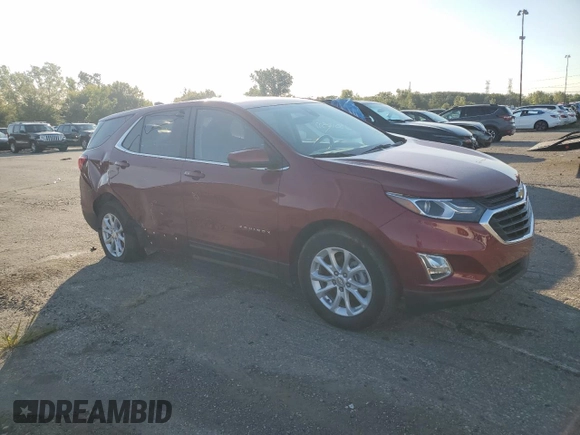 2021 Chevrolet Equinox LT with VIN 3GNAXKEVXML341566, listed as a Copart auction lot 72291274 with 25,266 mi miles and Clean Title. Bid and sale history available at DreamBid. Image 4.