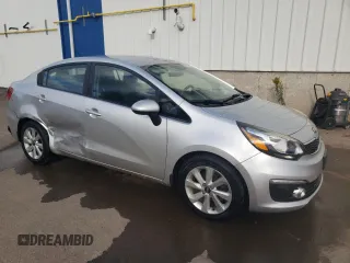 2017 Kia Rio EX with VIN KNADN4A38H6028265, listed as a Copart auction lot 74150254 with 164,584 mi miles and Salvage Title. Bid and sale history available at carsss.com. Image 4.