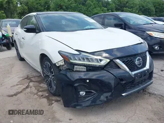2019 Nissan Maxima SV with VIN 1N4AA6AVXKC370667, listed as a IAAI auction lot 42129403 with 79,471 mi miles and . Bid and sale history available at DreamBid. Image 6.