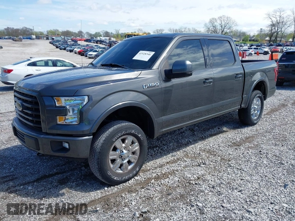 2017 Ford F-150 XL with VIN 1FTEW1EF2HKE47307, listed as a IAAI auction lot 41928346 with 50,337 mi miles. Bid and sale history available at carsss.com. Image 2.