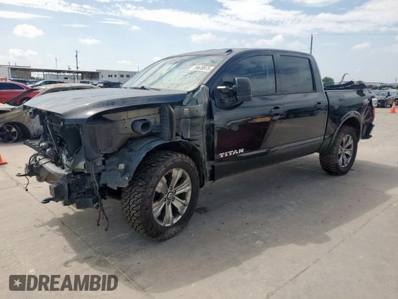 2017 Nissan Titan SV with VIN 1N6AA1E52HN575675, listed as a Copart auction lot 59639975 with 227,451 mi miles and Clean title. Bid and sale history available at DreamBid. Image 1.