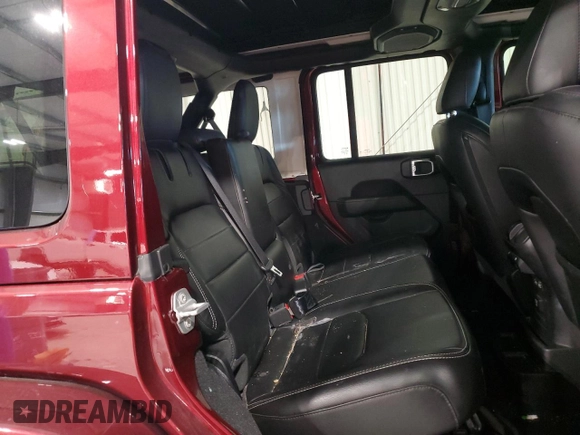 2021 Jeep Wrangler Unlimited Sahara с VIN 1C4JJXP63MW684811, выставлен на аукционе Copart как лот 55136775 с пробегом 29 901 миль миль и Списание • Salvage title. История ставок и продаж доступна на DreamBid. Изображение 10.