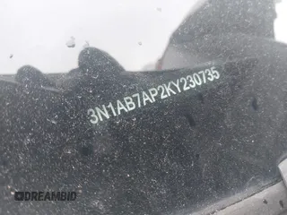 2019 Nissan Sentra S with VIN 3N1AB7AP2KY230735, listed as a IAAI auction lot 41265451 with 110,994 mi miles. Bid and sale history available at carsss.com. Image 9.
