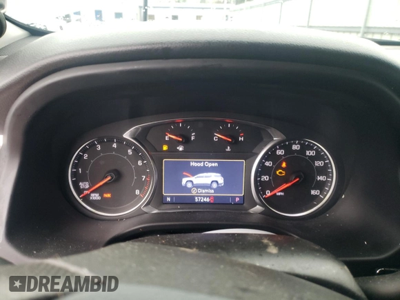 2021 GMC Acadia SLE with VIN 1GKKNKLS6MZ153572, listed as a Copart auction lot 41686545 with 57,246 mi miles and Salvage Title. Bid and sale history available at DreamBid. Image 9.