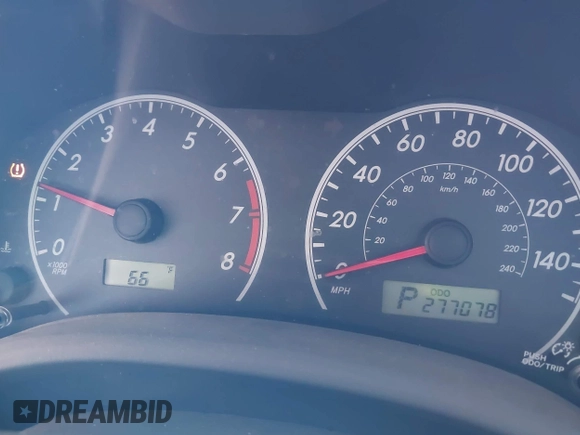 2010 Toyota Corolla с VIN 2T1BU4EE0AC374754, выставлен на аукционе IAAI как лот 42304636 с пробегом 277 078 миль миль и . История ставок и продаж доступна на DreamBid. Изображение 7.