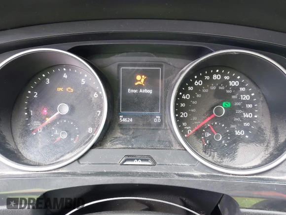2021 Volkswagen Tiguan S with VIN 3VV0B7AX0MM017433, listed as a IAAI auction lot 42017125 with 54,624 mi miles and . Bid and sale history available at DreamBid. Image 7.