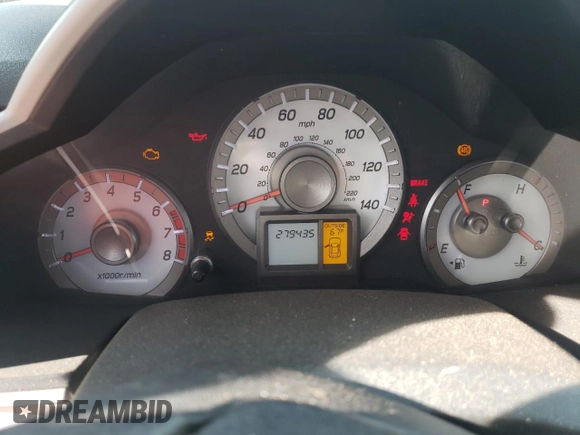 2013 Honda Pilot EX-L with VIN 5FNYF4H5XDB011507, listed as a Copart auction lot 57423495 with 279,435 mi miles and Salvage title. Bid and sale history available at DreamBid. Image 9.